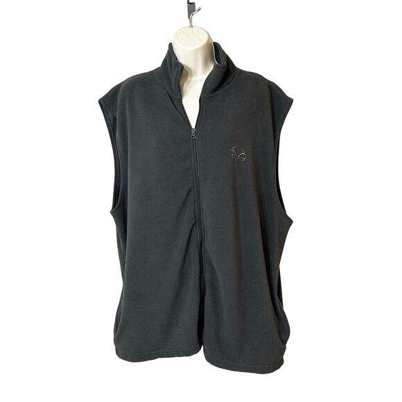 Realtree Gray Fleece Vest XL Soft Outdoor Layer Warm Giftable Winter - Picture 1 of 7